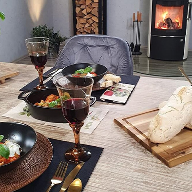 Kachelofen Walter - Zweiseitige Heizkamine